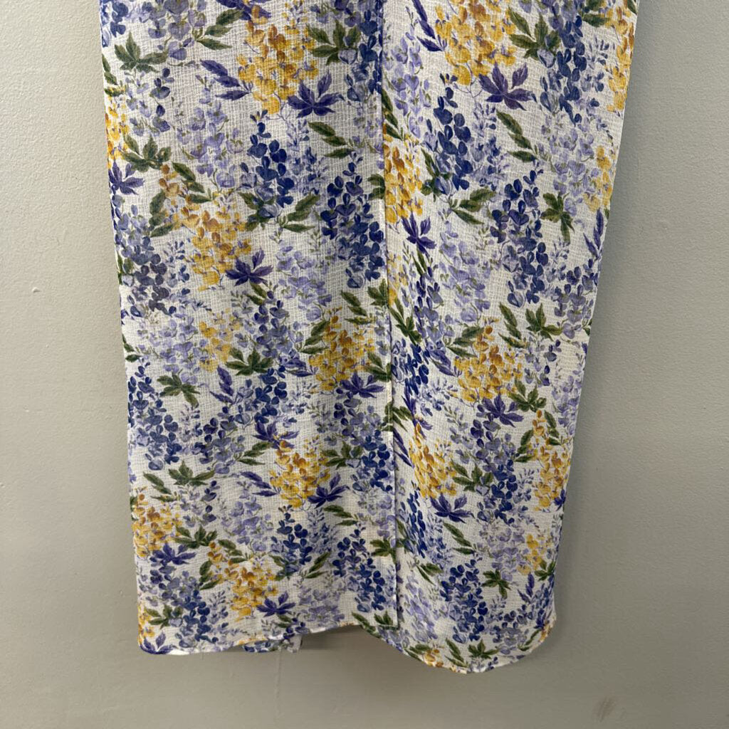 Cynthia Steffe White/ Multi Flower Print Maxi Dress 2