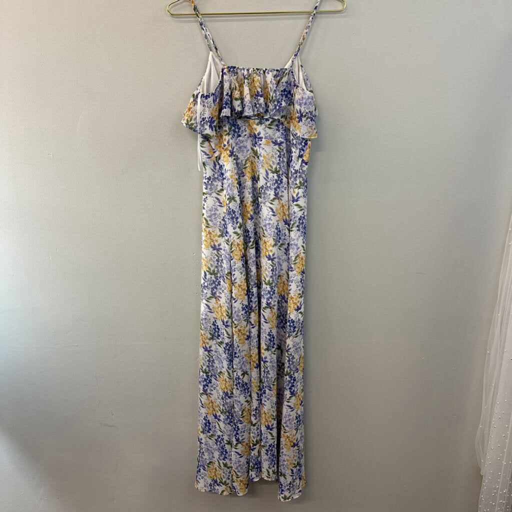 Cynthia Steffe White/ Multi Flower Print Maxi Dress 2