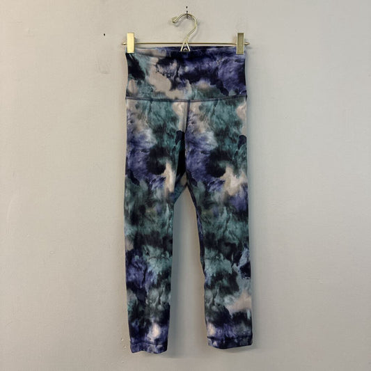 Lululemon Blue/ Multi Print Cropped Leggings 4