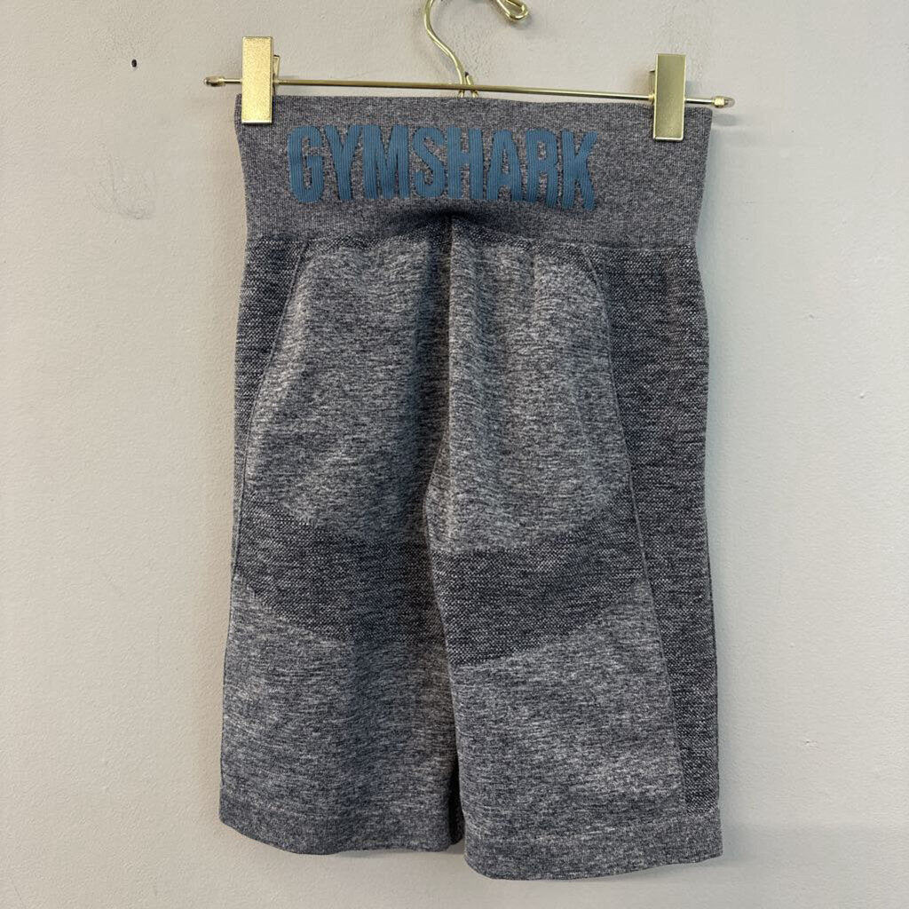 Gym Shark Grey Biker Shorts Extra Small
