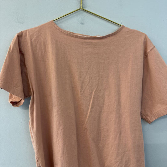 Vintage Chaus Orange Short Sleeve Top Medium
