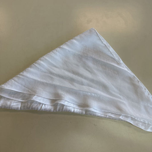 White Print Hair Wrap Scarf