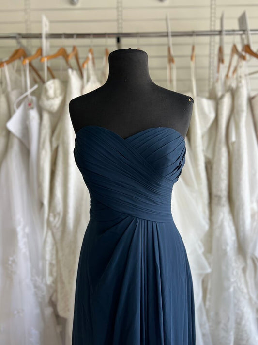Azazie Navay Strapless Long Formal Dress 10