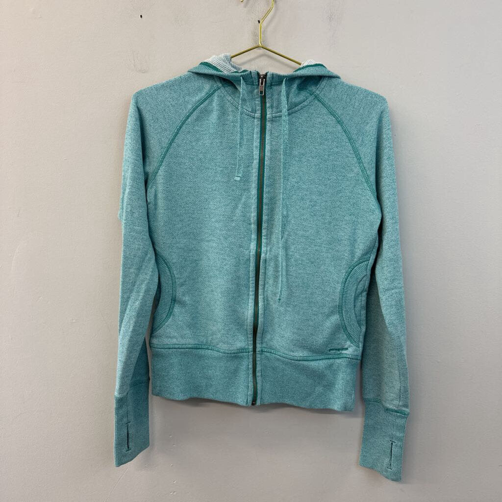Patagonia Blue Long Sleeve Zip Up Hoodie Medium