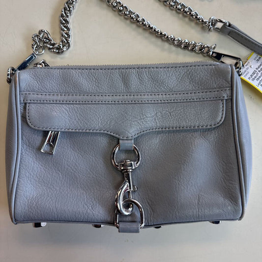 Rebecca Minkoff Grey Leather Crossbody Purse