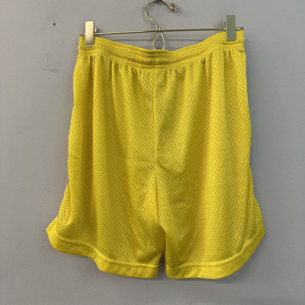 Reebok Yellow Long Athletic Shorts Small