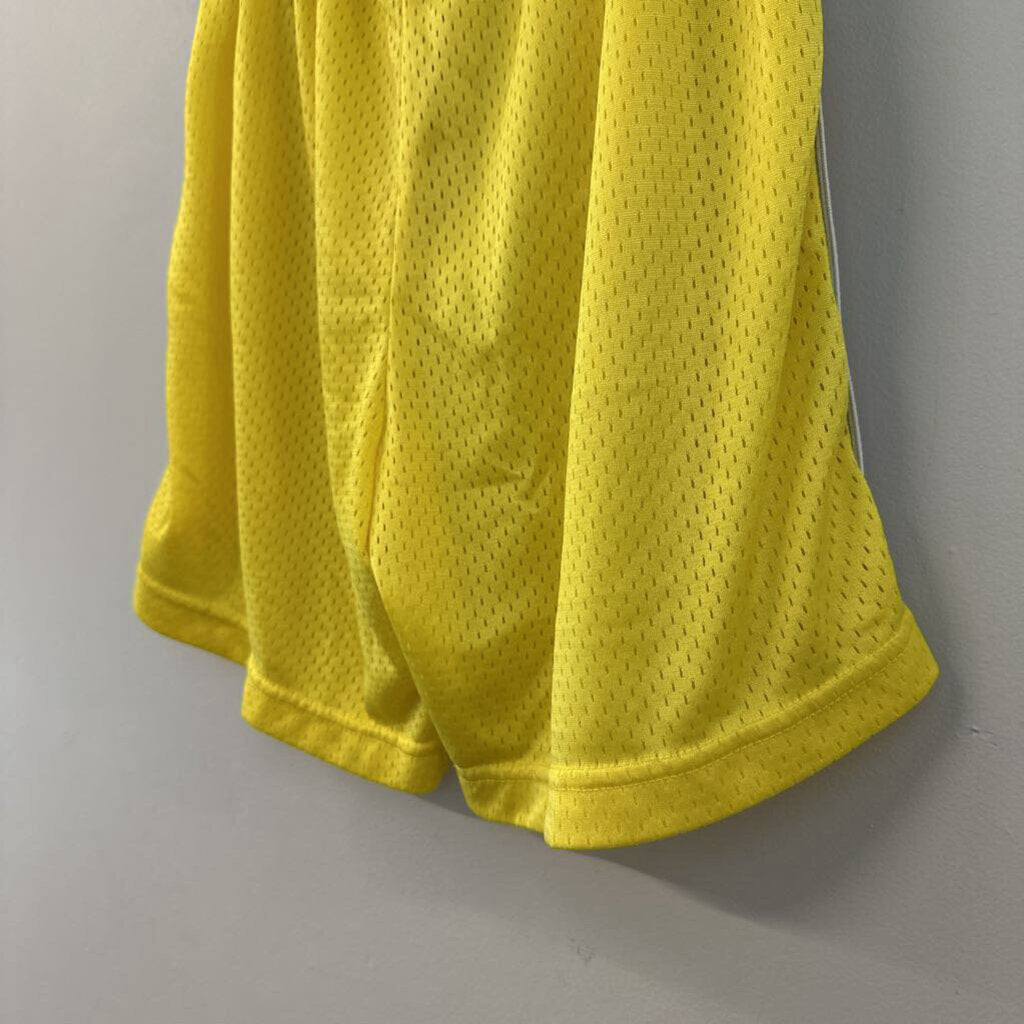 Reebok Yellow Long Athletic Shorts Small