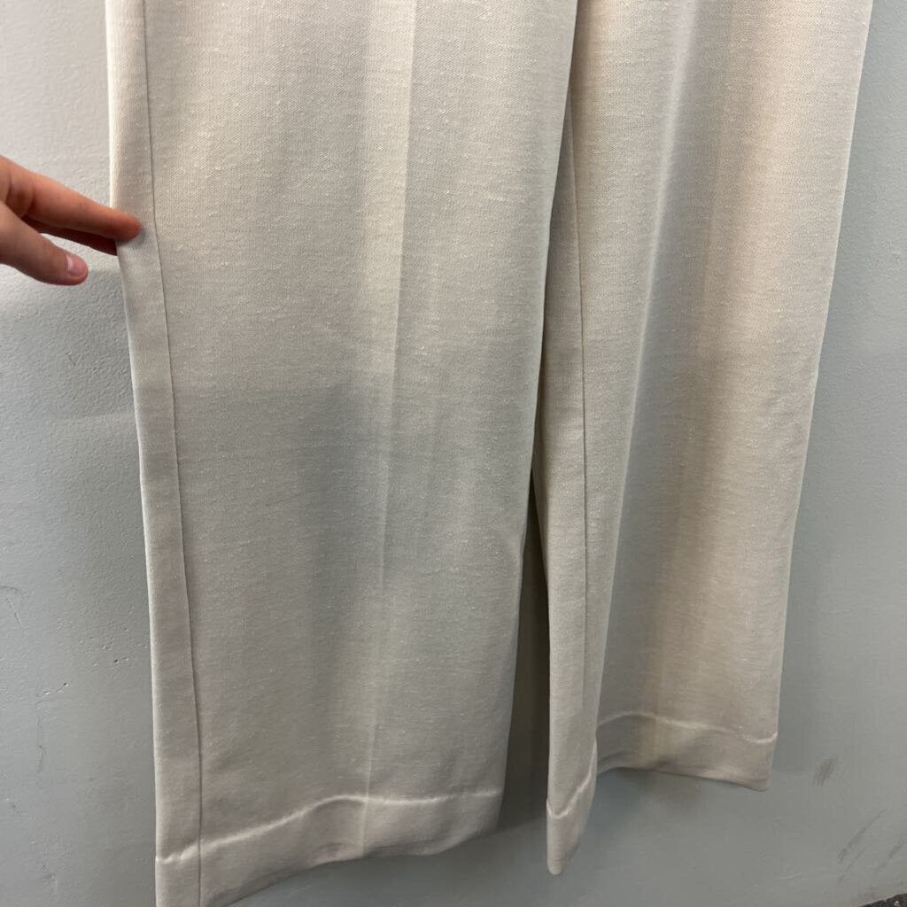 Vintage Beige/ White Stripe Top Jumpsuit Medium