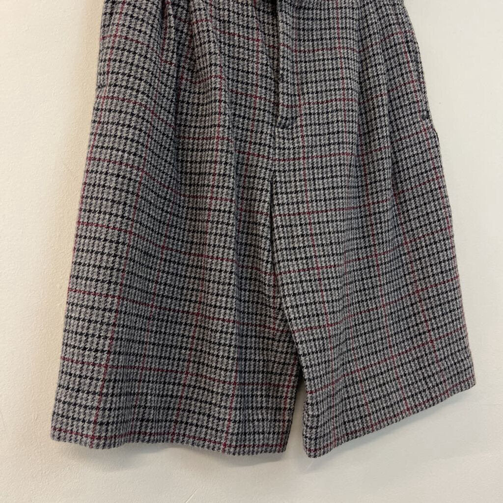 Zara High Waisted Plaid Shorts