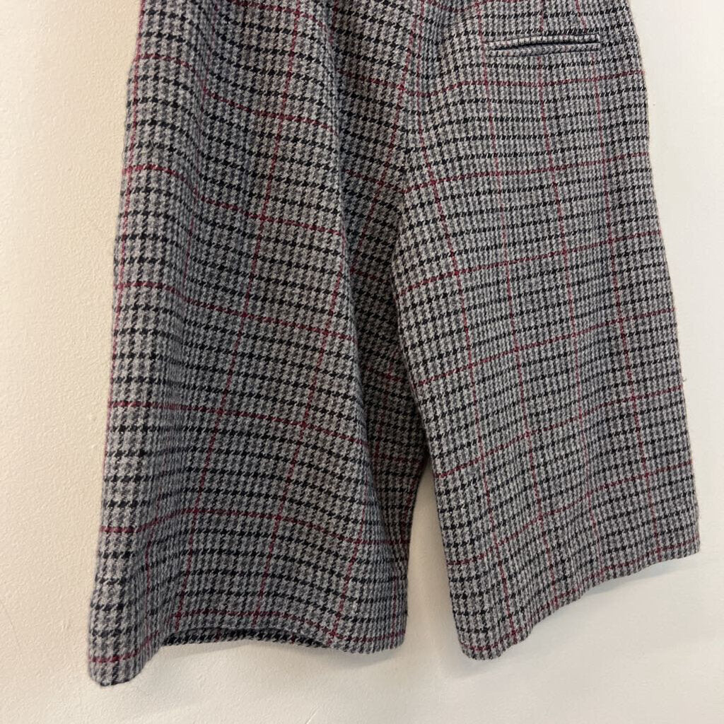 Zara High Waisted Plaid Shorts