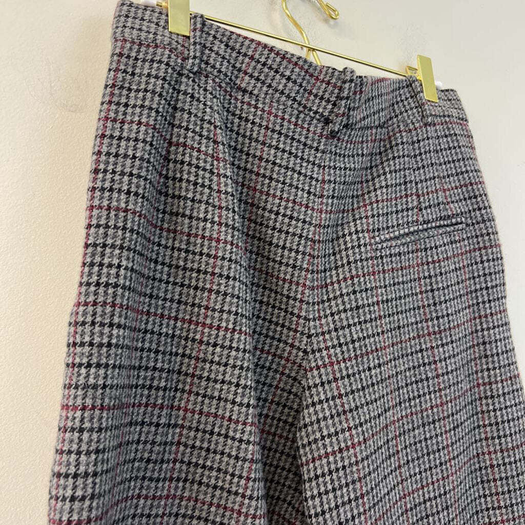 Zara High Waisted Plaid Shorts