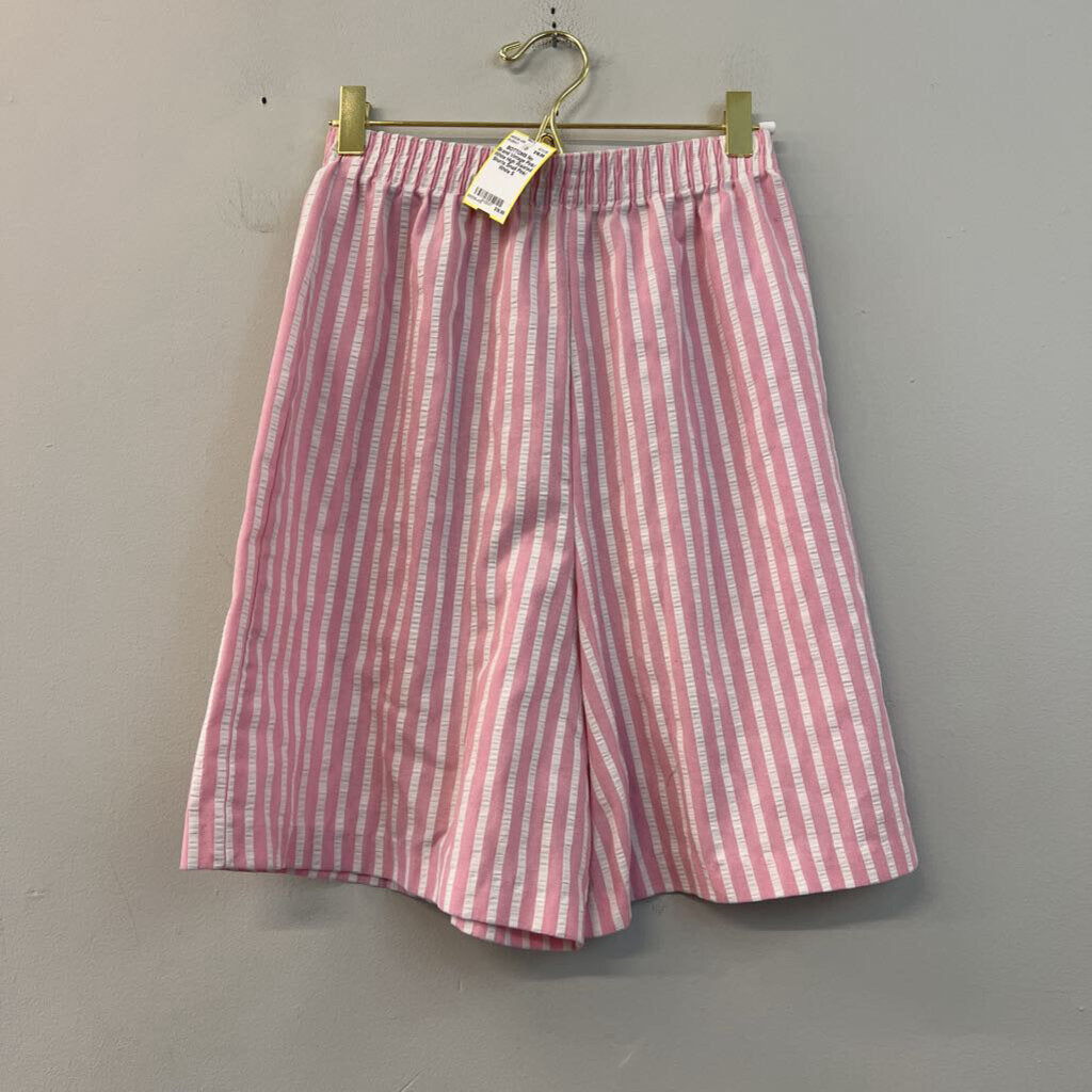 Vintage Pink/ White High Waisted Shorts Small