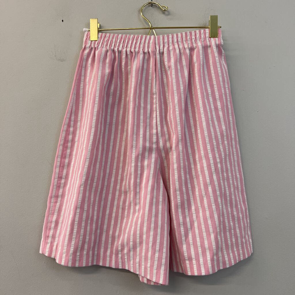 Vintage Pink/ White High Waisted Shorts Small