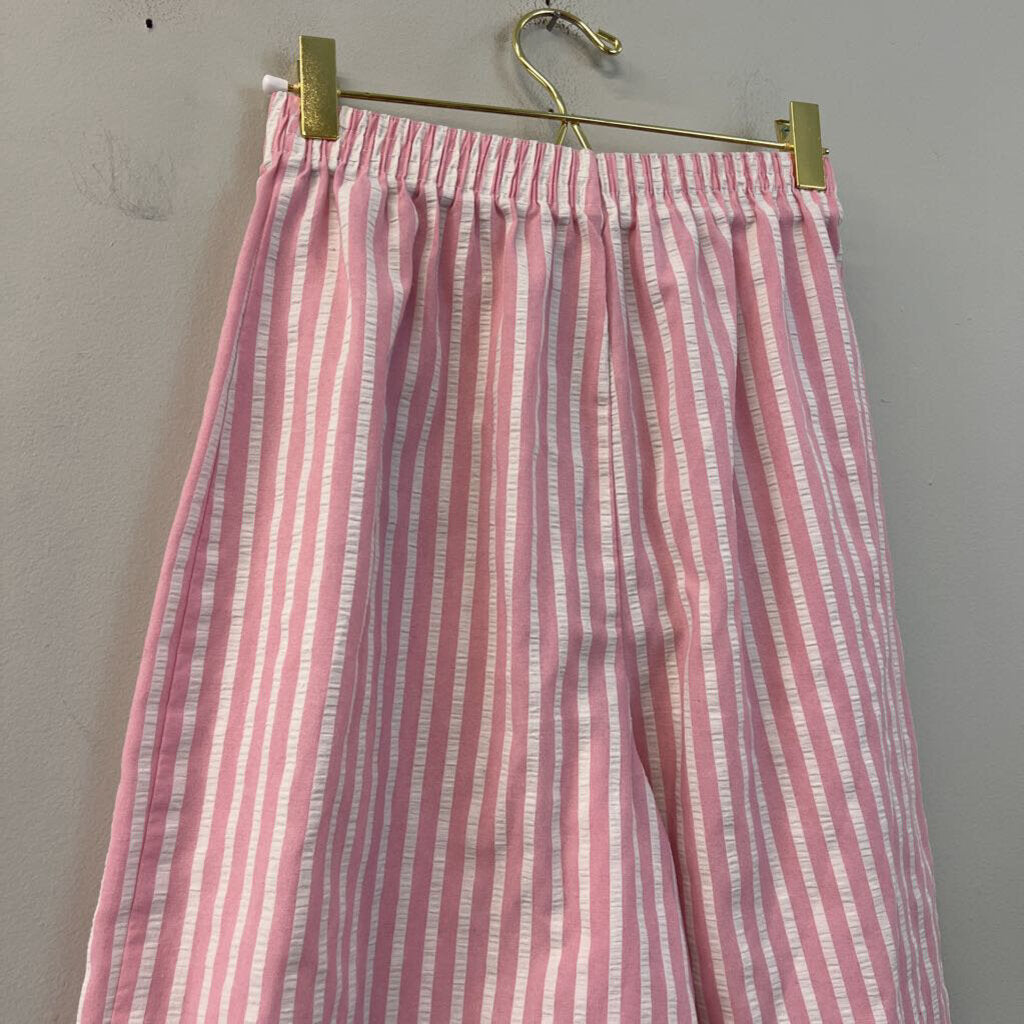 Vintage Pink/ White High Waisted Shorts Small