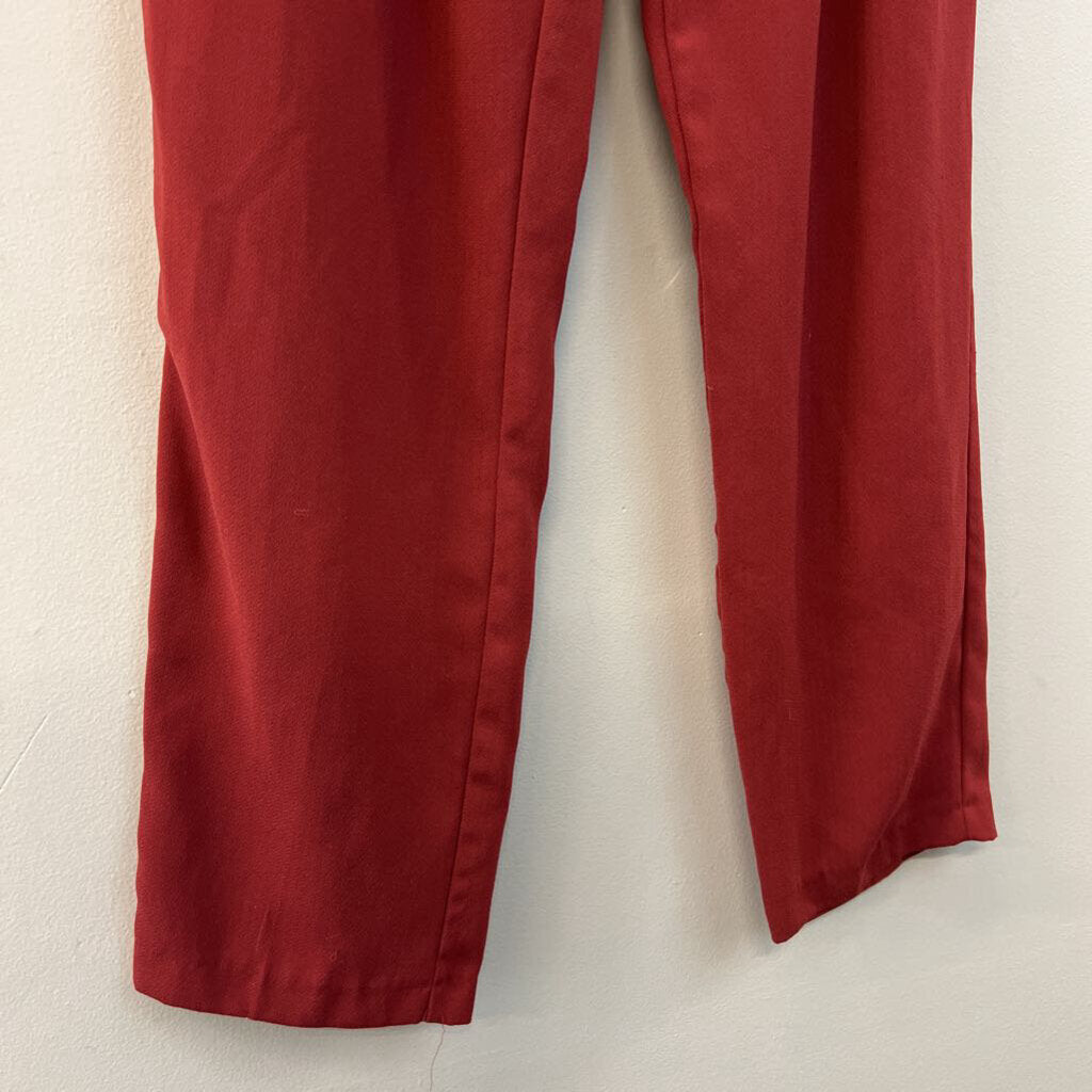 Primark Red High Waisted Trouser Pants 4