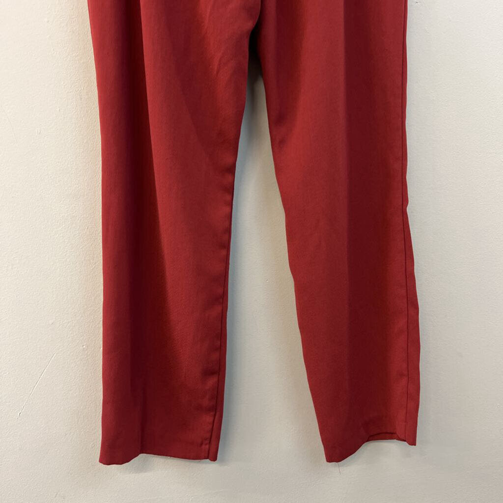 Primark Red High Waisted Trouser Pants 4