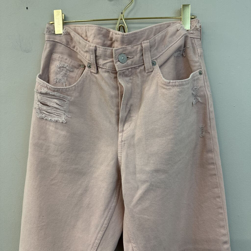 &Denim Pink Boyfriend Jeans 27