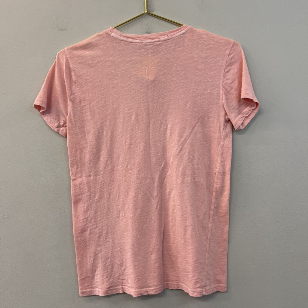 Lucky Brand Pink Short Sleeve Top Small