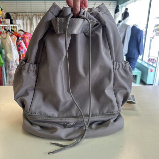 Beyond Yoga Grey Convertible Gym Bag