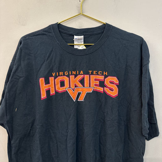 Gildan Black/ Multi Hokies Short Sleeve Graphic Tee Extra Large