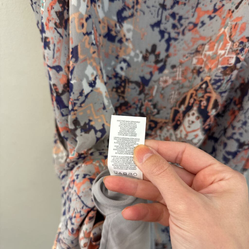 Cabi Grey/ Multi Print Tank Dress Medium