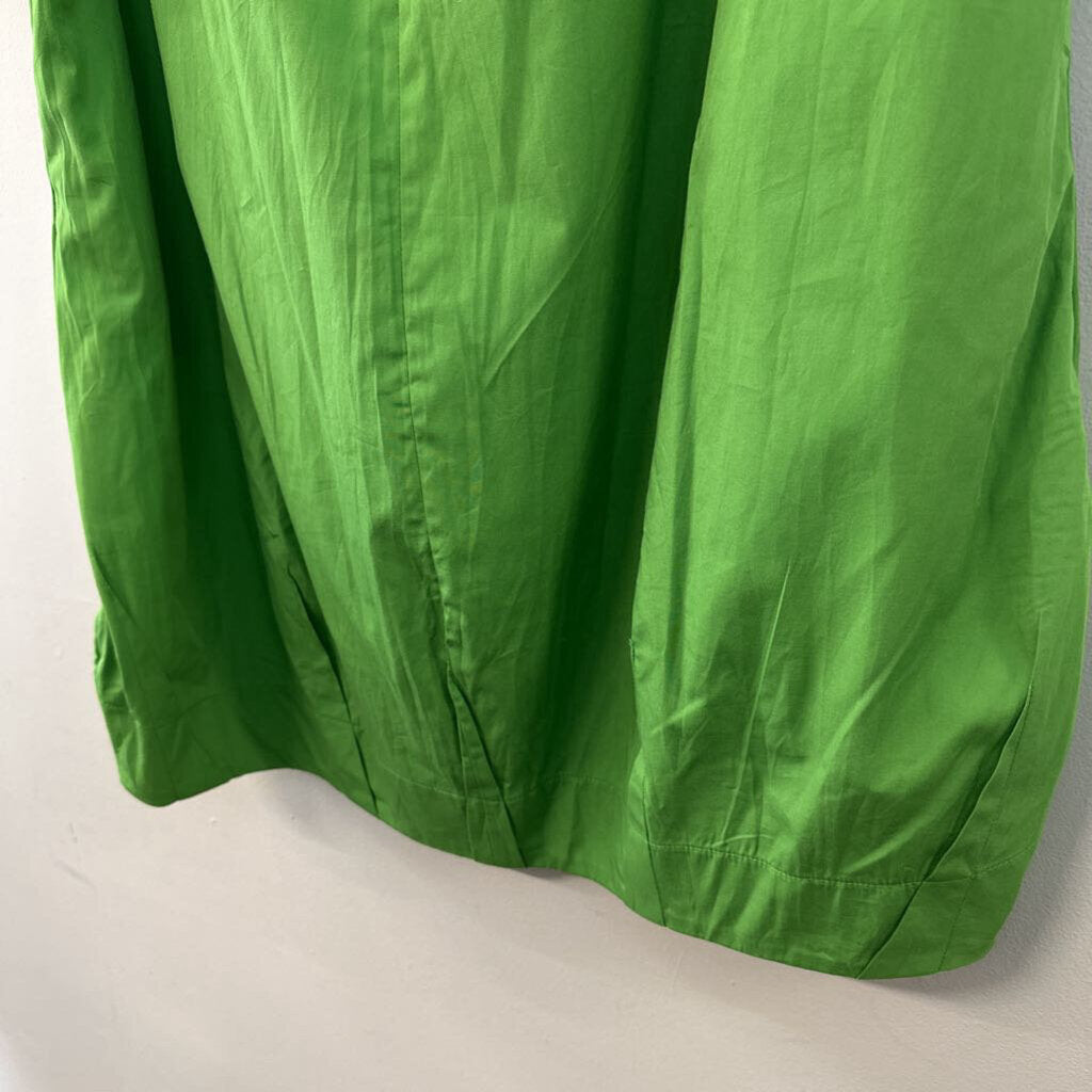 Ozai N Ku Green Long Sleeve Boxy Dress Extra Large