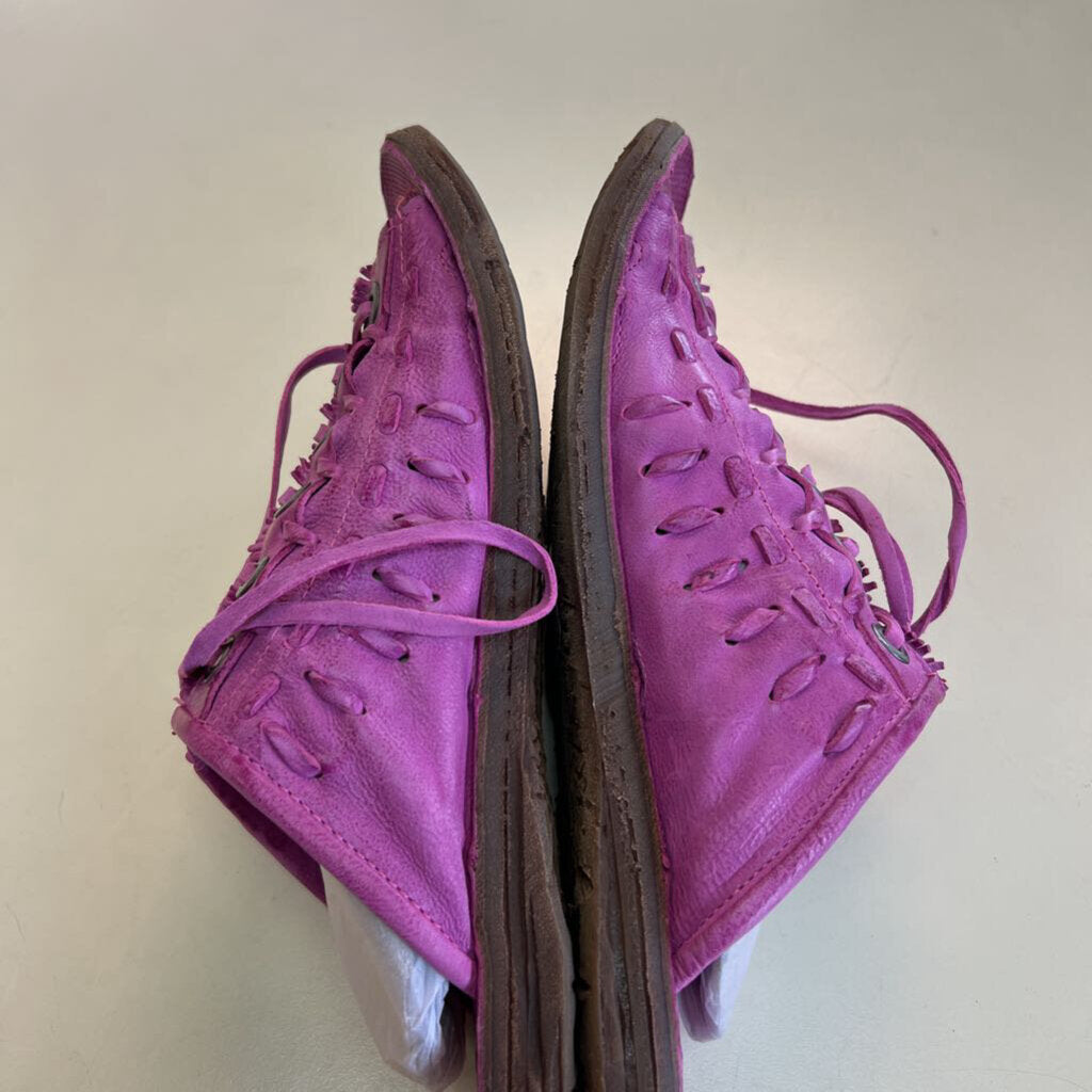 AS 98 Purple Lace Up Slip On Sandals 40