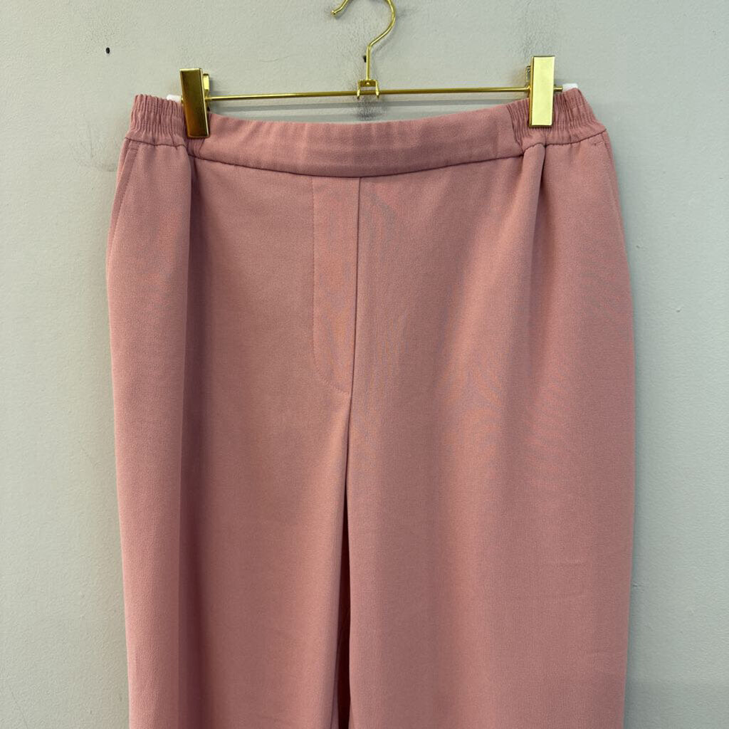 Anthropologie Pink The Essential Pull On Trouser Pants Small