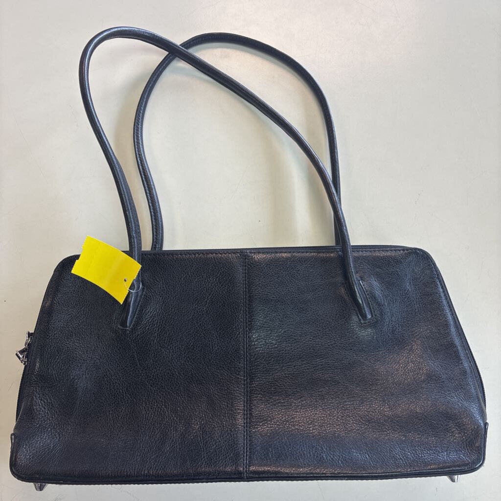 Wilsons Leather Black Leather Rectangle Purse