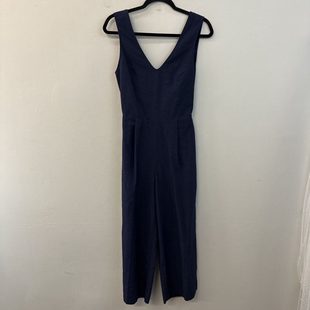 Club Monaco Blue Tie Back Jumpsuit 0