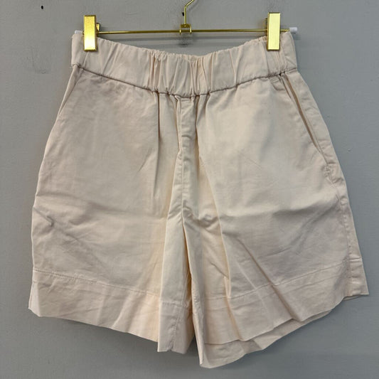 Everlane Cream High Waisted Pull On Shorts 2