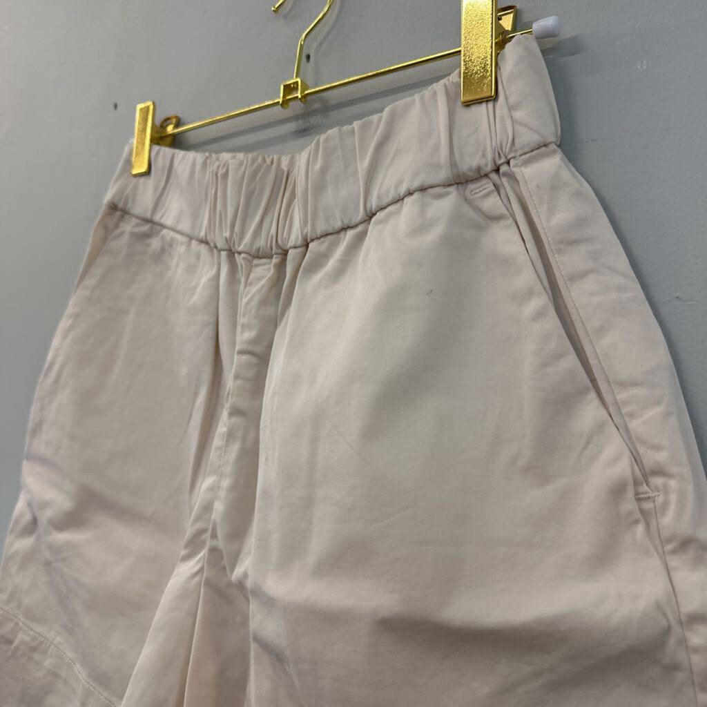 Everlane Cream High Waisted Pull On Shorts 2