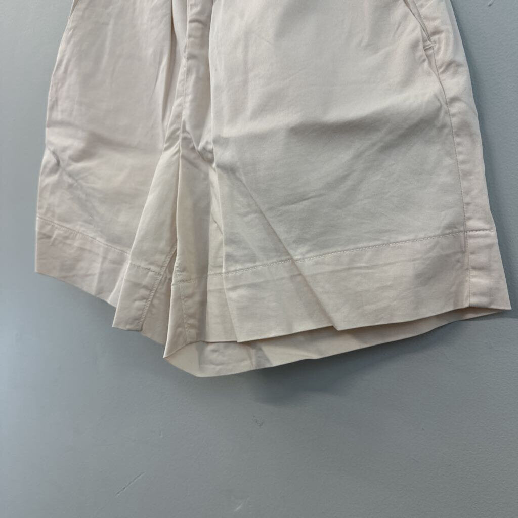 Everlane Cream High Waisted Pull On Shorts 2