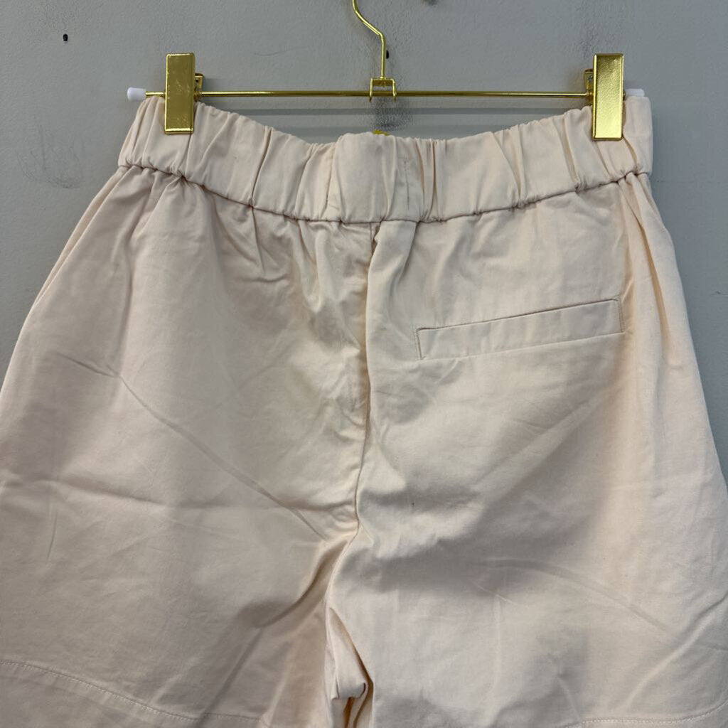 Everlane Cream High Waisted Pull On Shorts 2