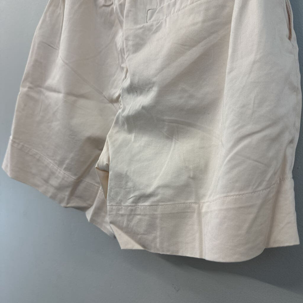 Everlane Cream High Waisted Pull On Shorts 2