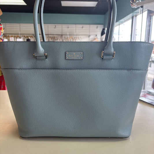 Kate Spade Blue Leather Tote Purse