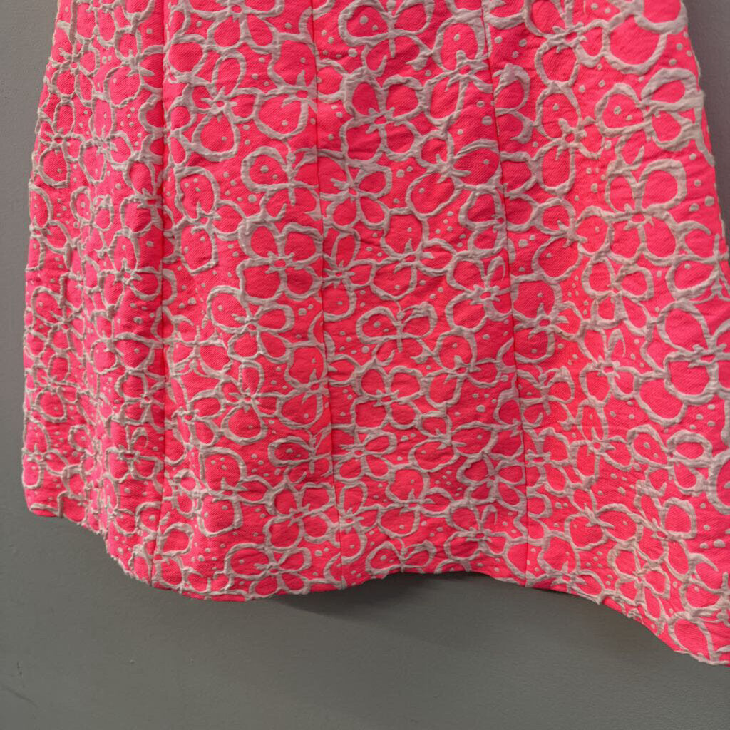 Lilly Pulitzer Bright Pink/ White Print Dress 6