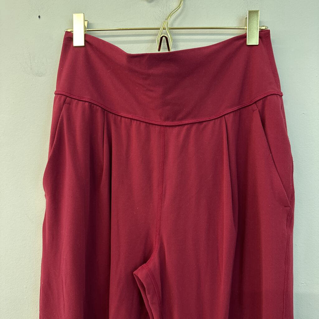 Athleta Red Full Length Leggings Small
