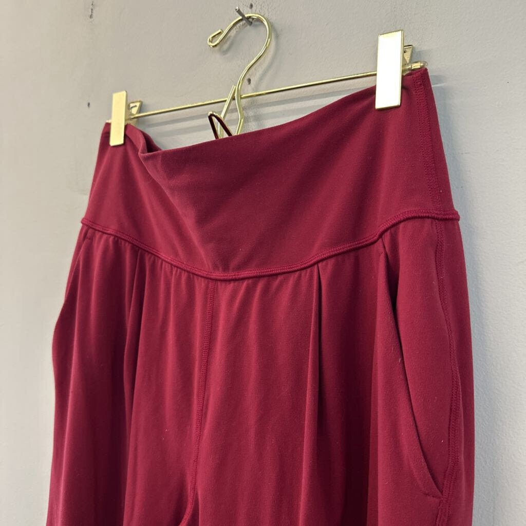 Athleta Red Full Length Leggings Small