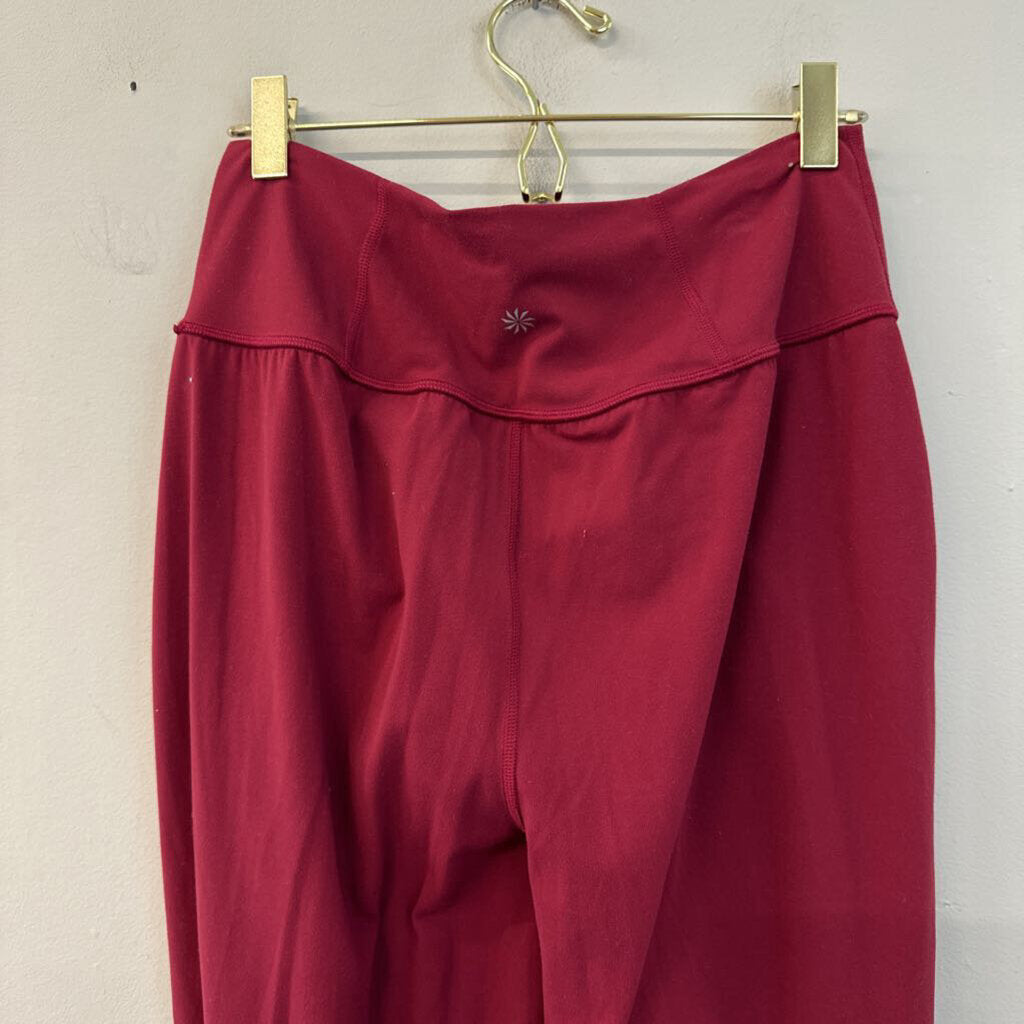 Athleta Red Full Length Leggings Small