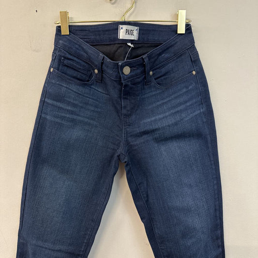 Paige Dark Wash Verdugo Ankle Jeans 26