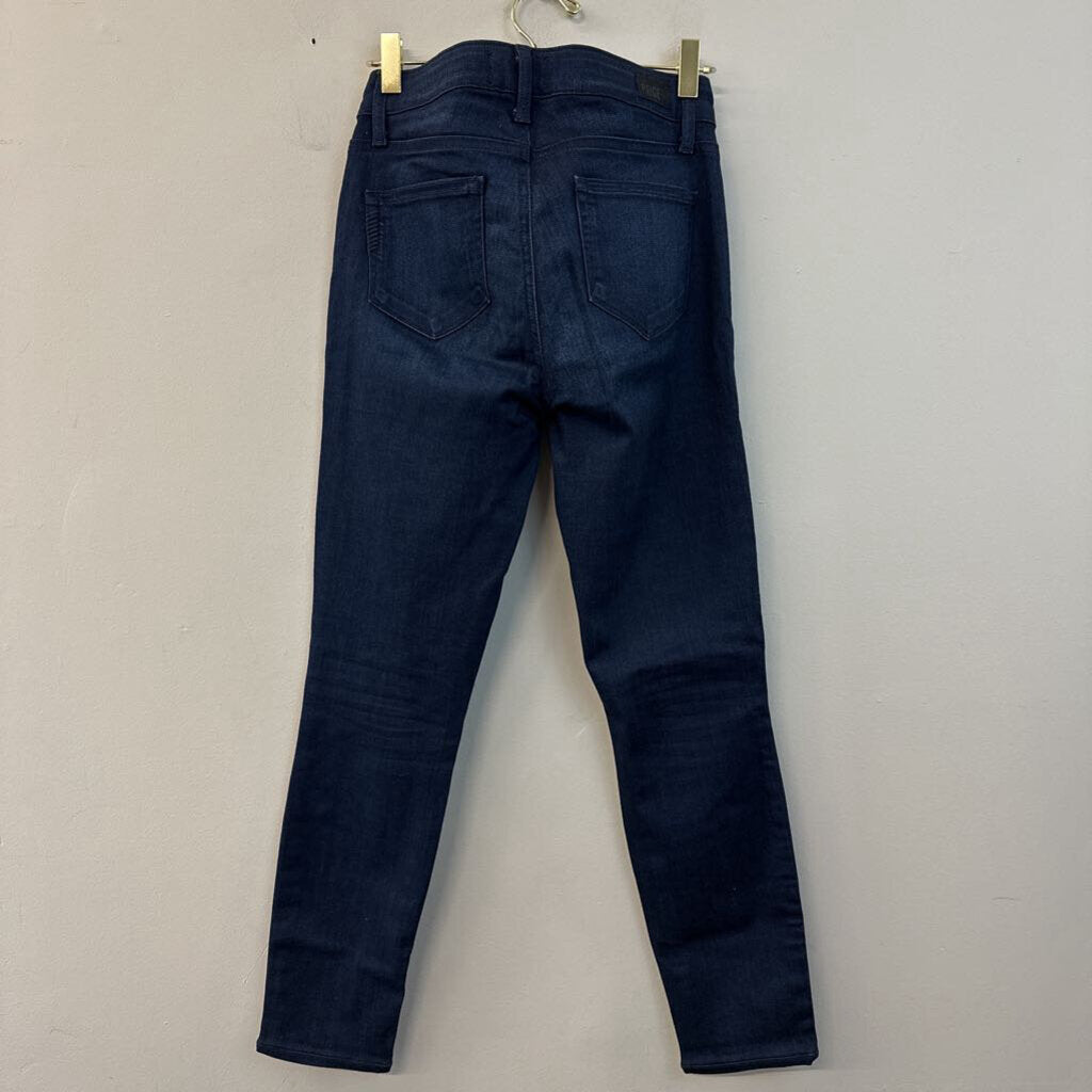 Paige Dark Wash Verdugo Ankle Jeans 26