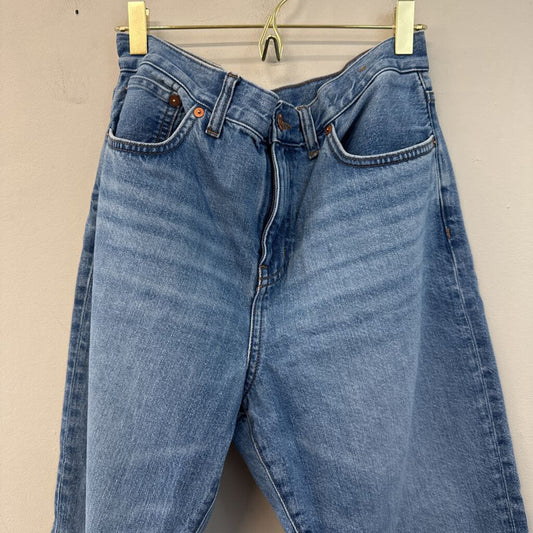 Madewell Medium Wash 90s Straight Jeans 29 Petite