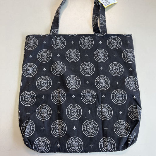 Grey/ Cream Rose Apothecary Tote Bag
