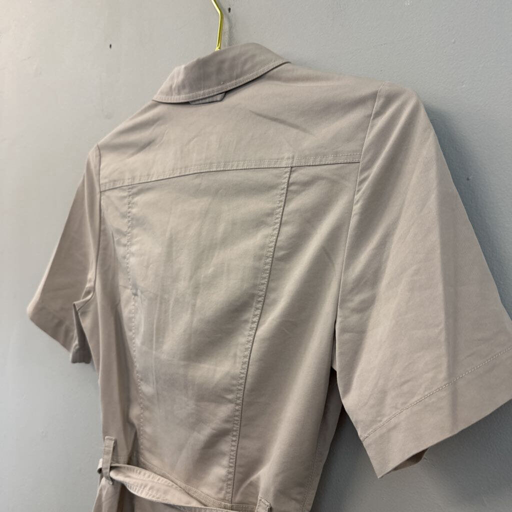 Burberry Brit Brown Short Sleeve Safari Dress 2