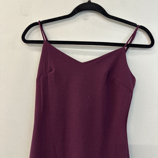 Birch and Stone Purple/ Rhinestone Strap Back Dress Small