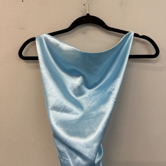 Lucy In The Sky Blue Silky Slip Dress Small