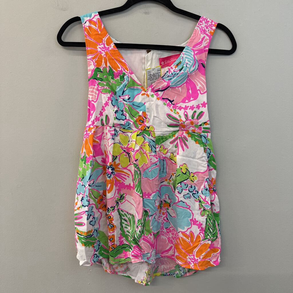 Lilly Pulitzer for Target White/ Multi Print Tank Top Small