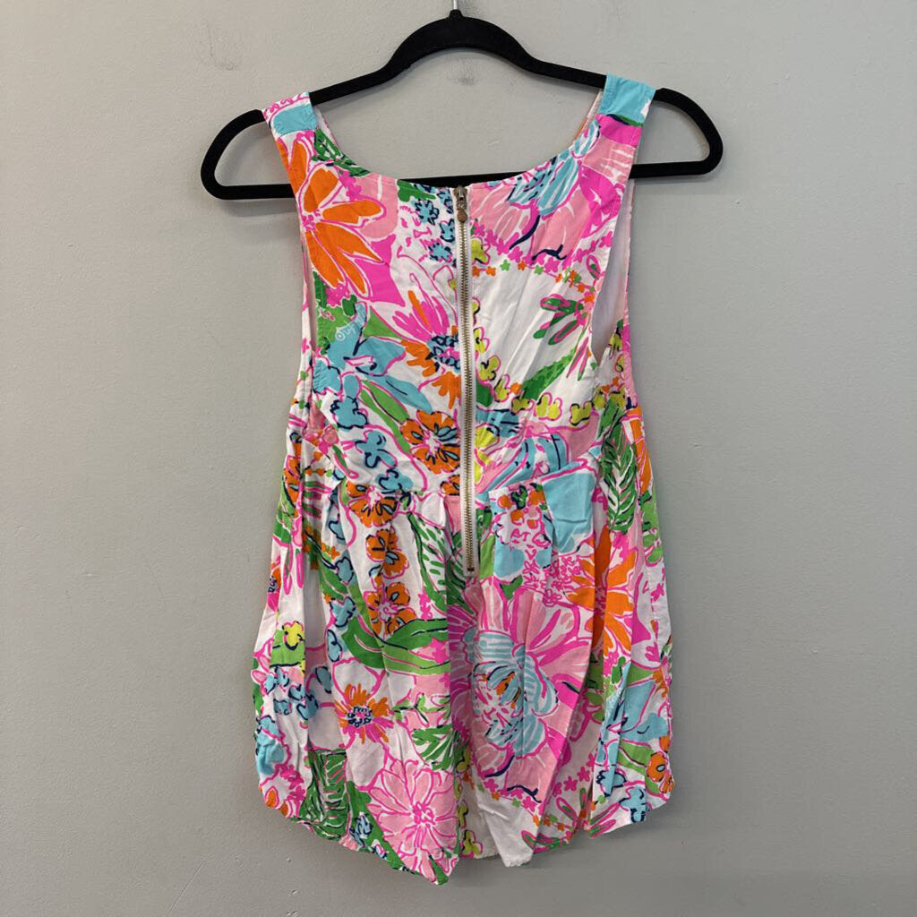 Lilly Pulitzer for Target White/ Multi Print Tank Top Small