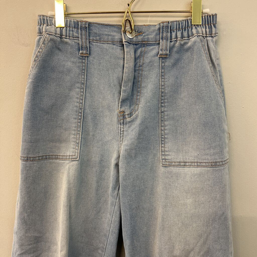 Gogo Jeans Light Wash Wide Leg Jeans 29